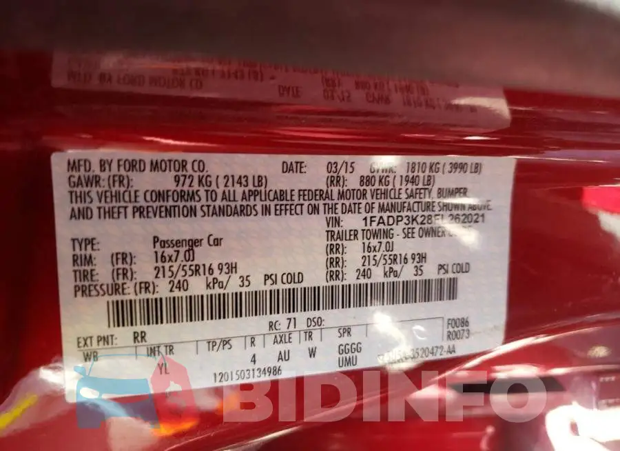 1FADP3K28FL262021 Photo# 12