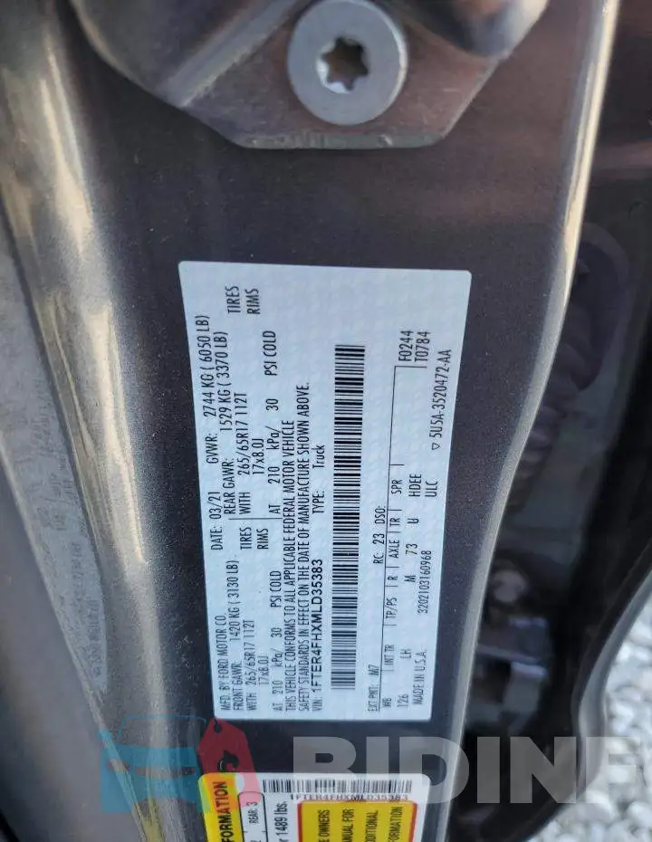 1FTER4FHXMLD35383 Photo# 10