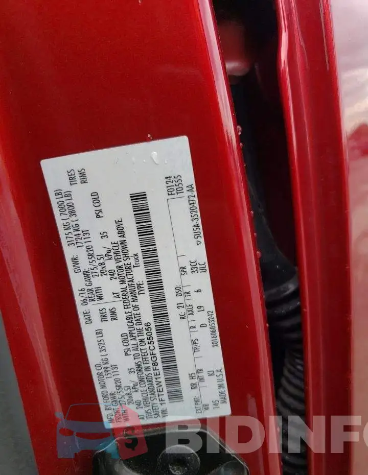 1FTEW1EF8GFC55056 Photo# 12