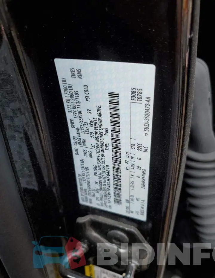 1FTEW1P46LKF04810 Photo# 12