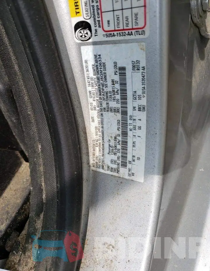 3FADP4EJ5GM106334 Photo# 12