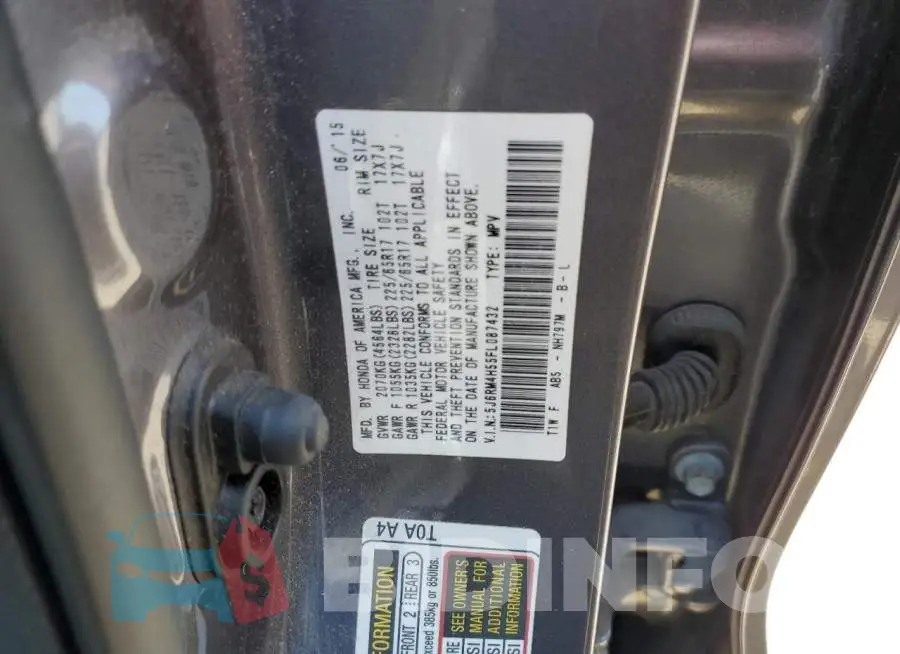 5J6RM4H55FL087432 Photo# 13