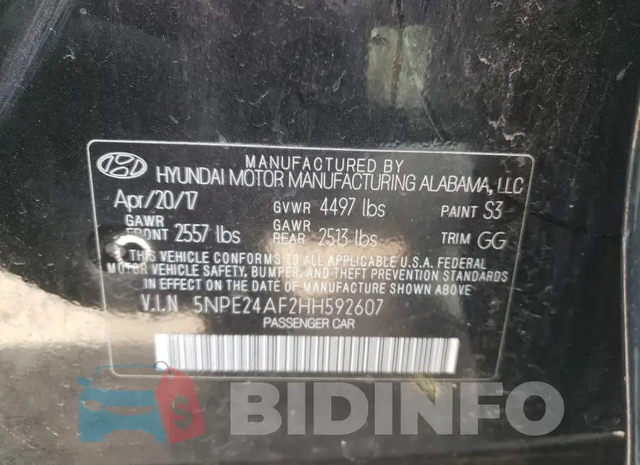 5NPE24AF2HH592607 Photo# 12