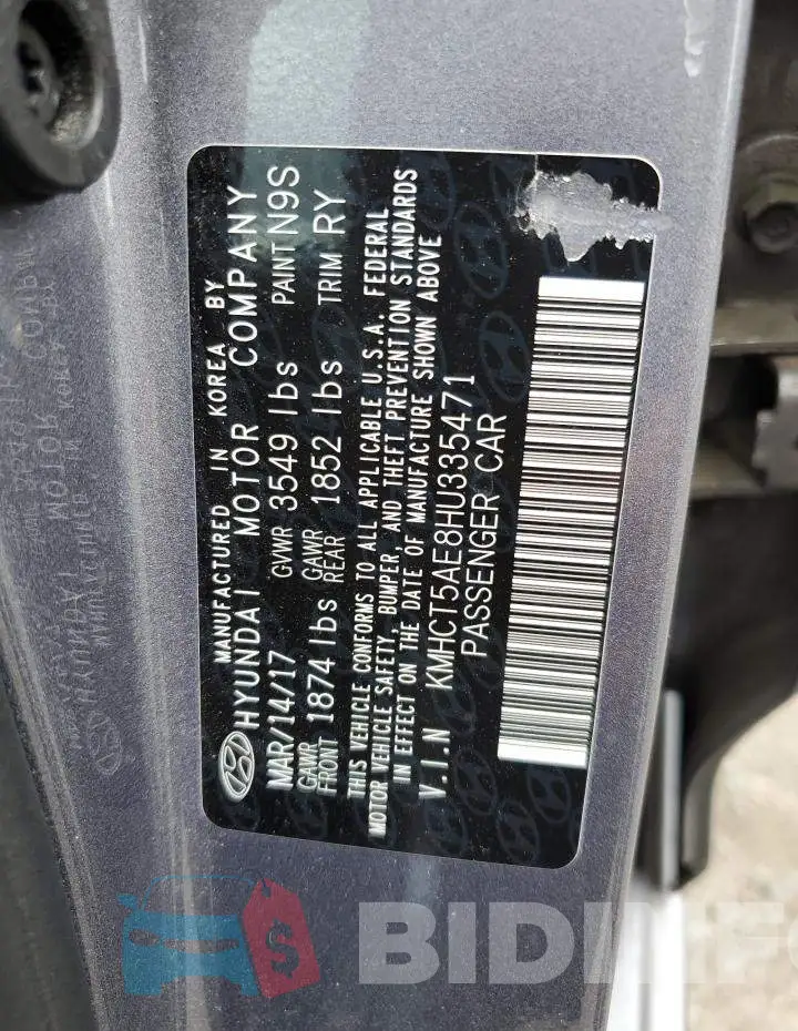 KMHCT5AE8HU335471 Photo# 12