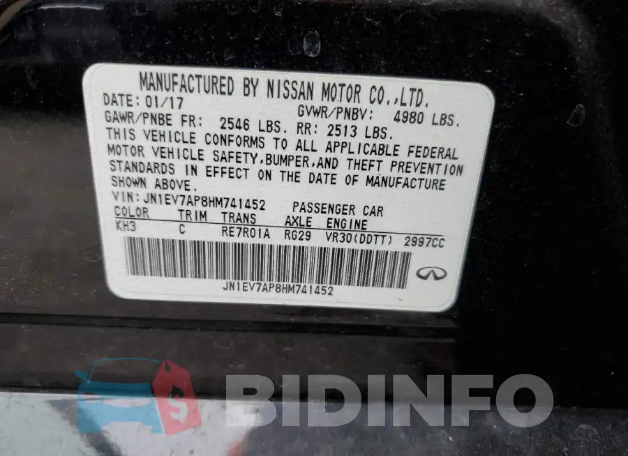 JN1EV7AP8HM741452 Photo# 12