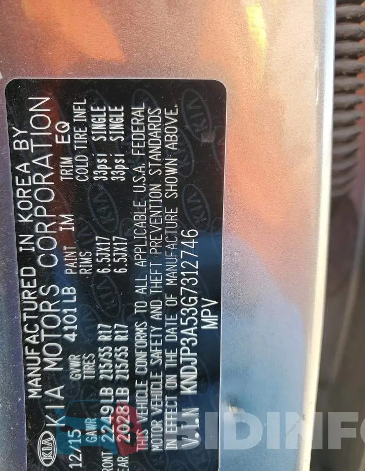 KNDJP3A53G7312746 Photo# 12