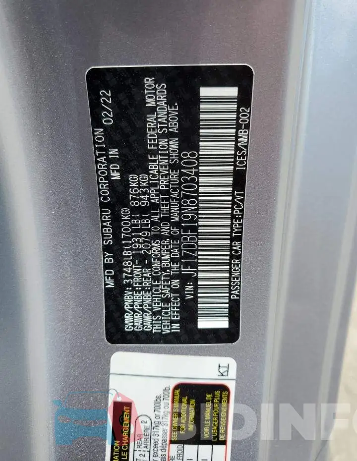 JF1ZDBF19N8703408 Photo# 12
