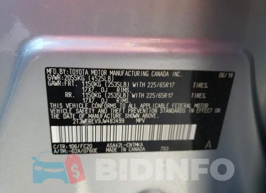 2T3WFREV9JW483499 Photo# 12