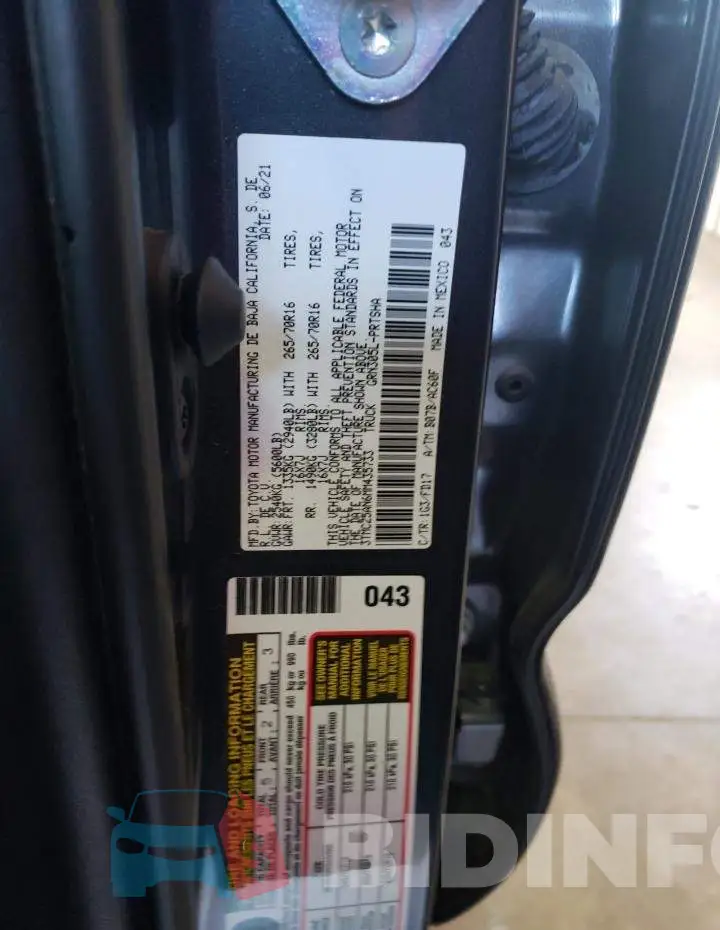 3TMCZ5AN6MM435733 Photo# 12