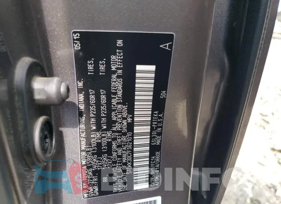 5TDKK3DC7FS621010 Photo# 13
