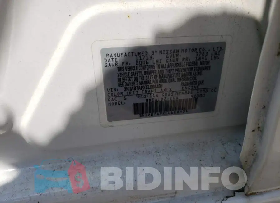 3N1AB7APXEL608401 Photo# 12