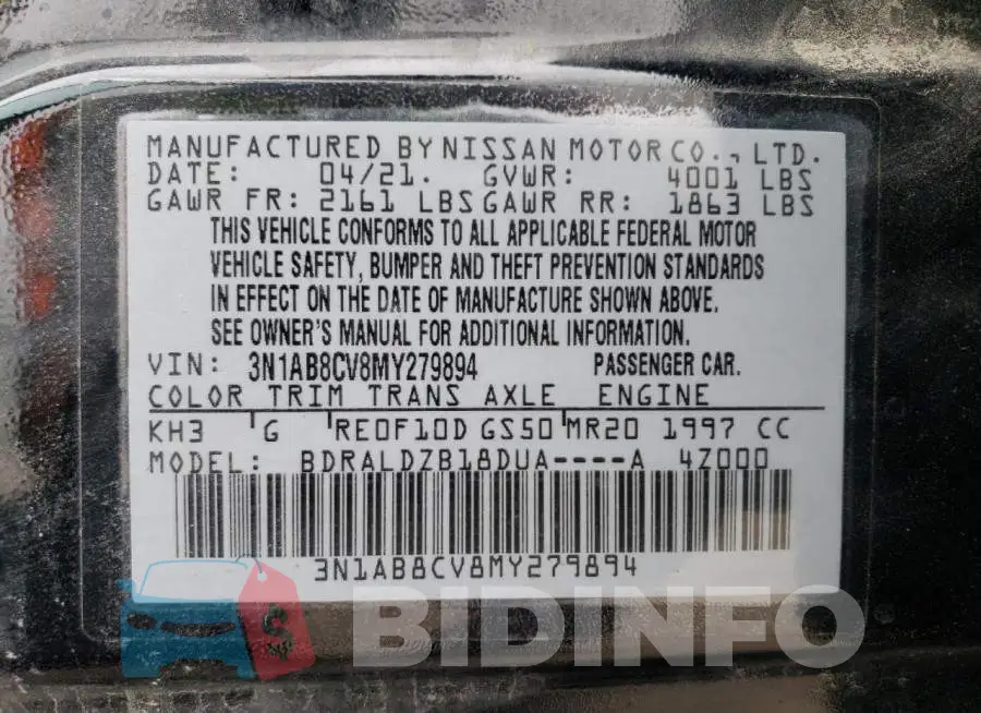 3N1AB8CV8MY279894 Photo# 12