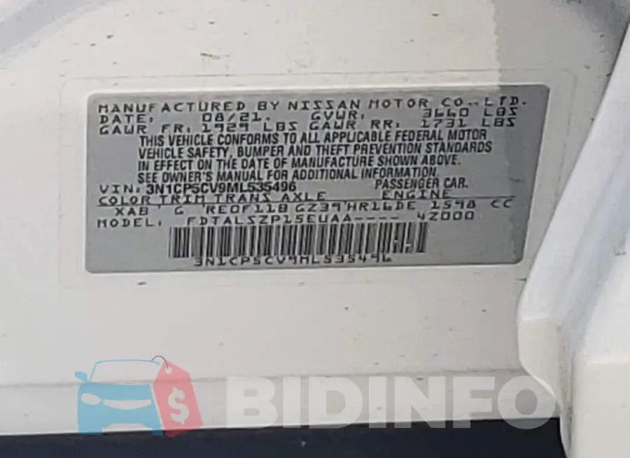 3N1CP5CV9ML535496 Photo# 12