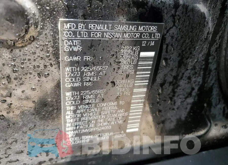 KNMAT2MV2FP524053 Photo# 12