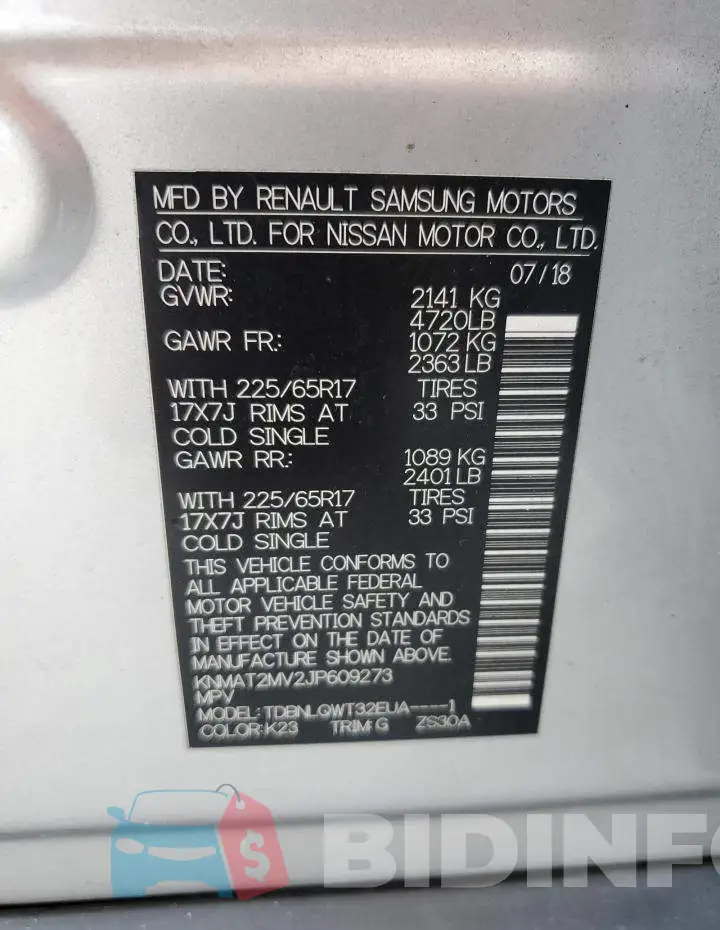 KNMAT2MV2JP609273 Photo# 12