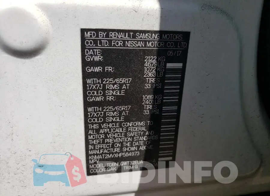 KNMAT2MVXHP584973 Photo# 14