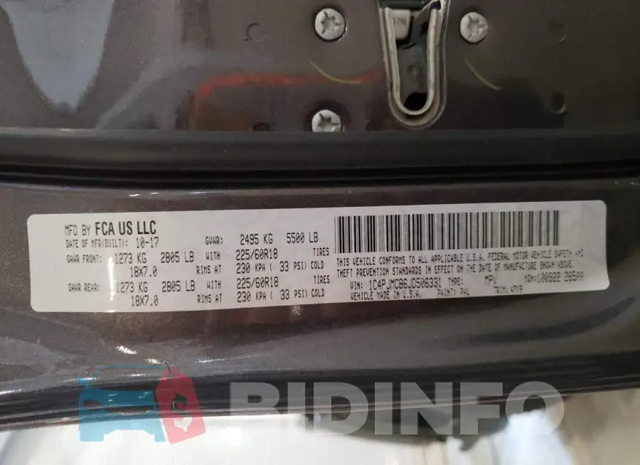 1C4PJMCB6JD506331 Photo# 12