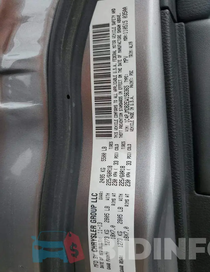 1C4PJMDB2EW156365 Photo# 13