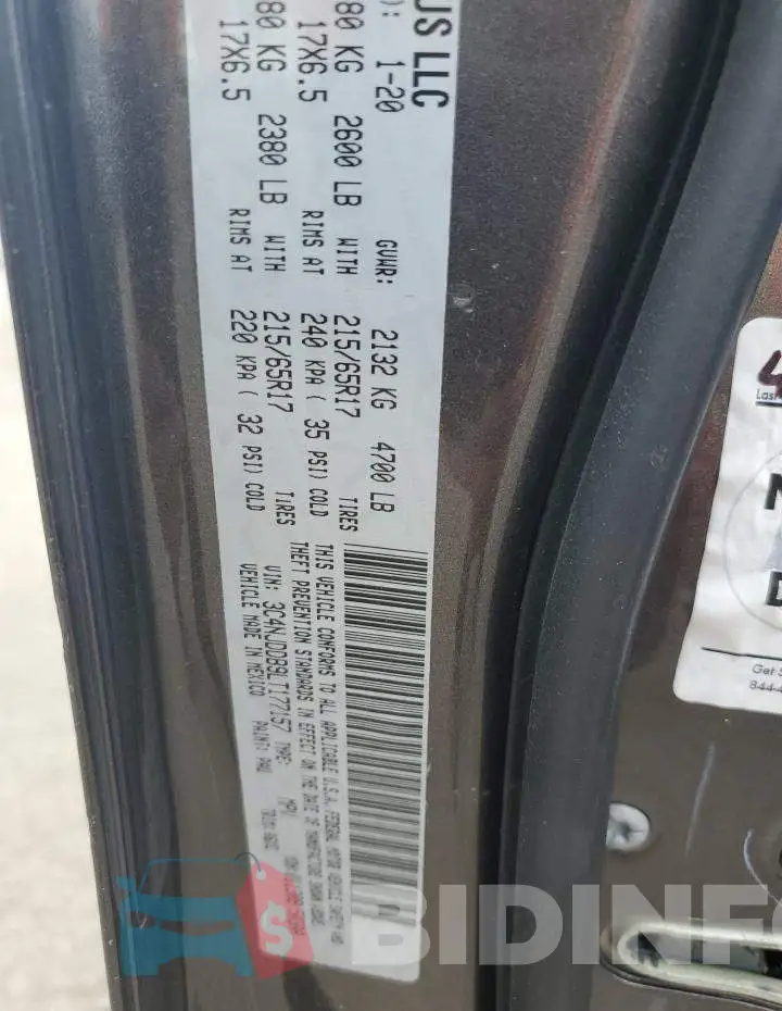 3C4NJDDB9LT177157 Photo# 13