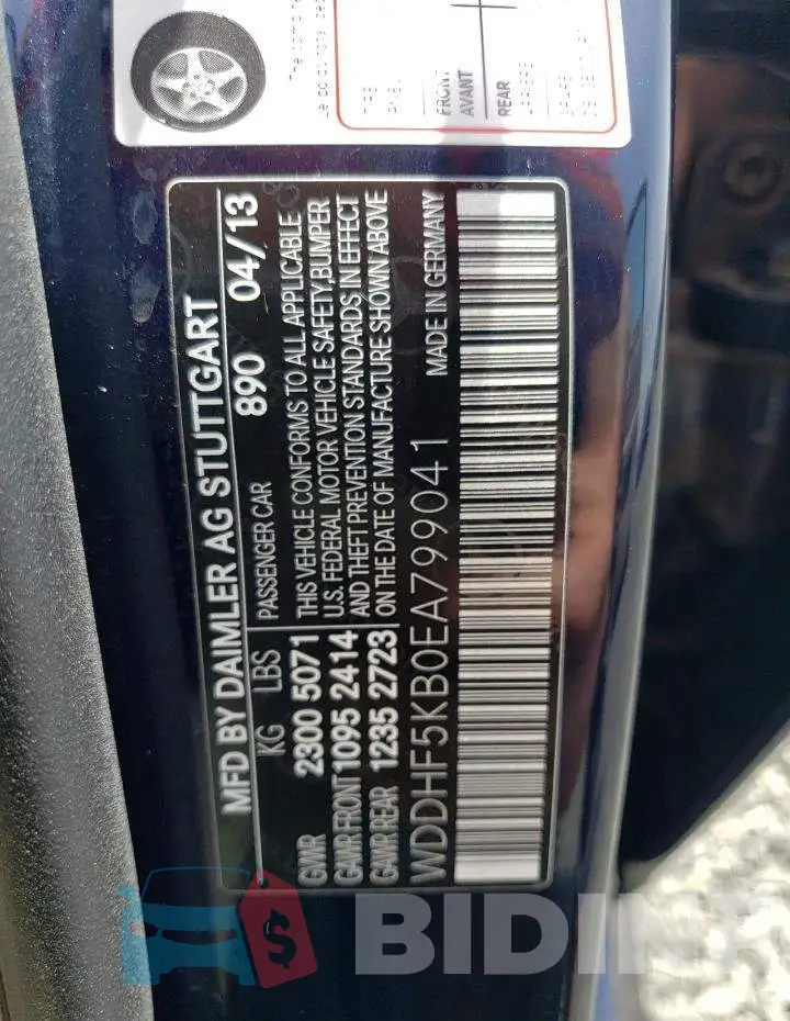 WDDHF5KB0EA799041 Photo# 12