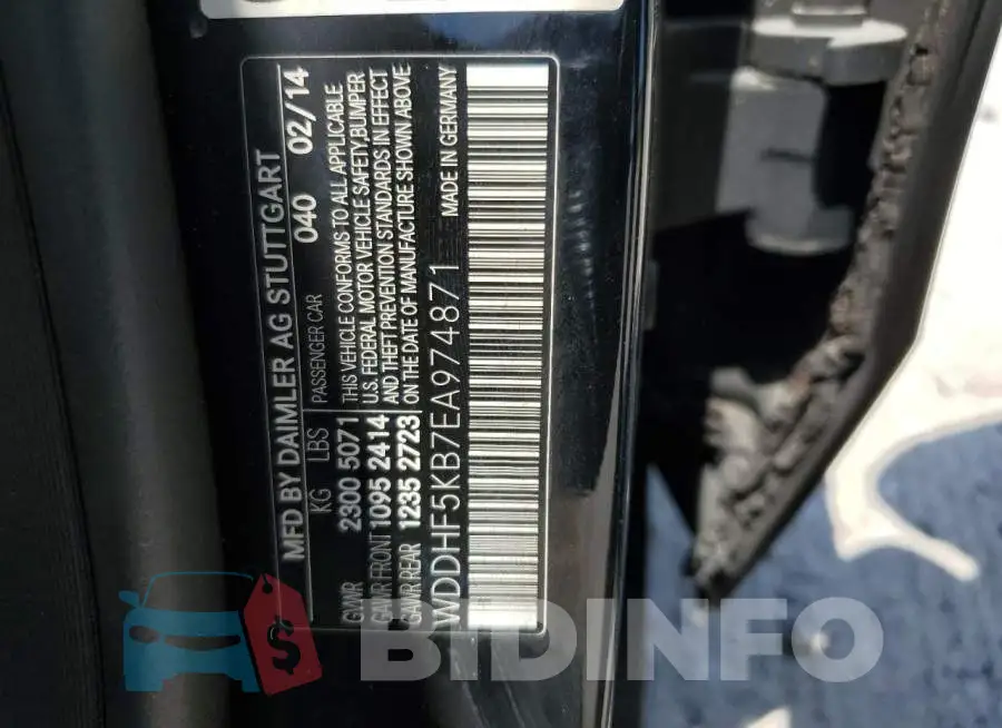 WDDHF5KB7EA974871 Photo# 12