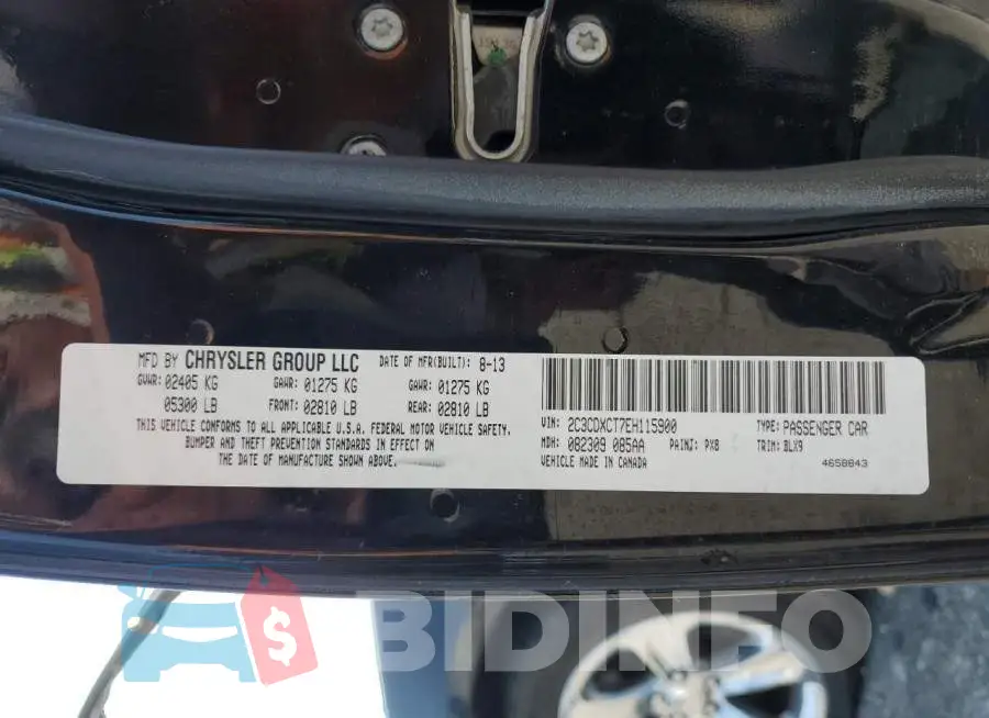 2C3CDXCT7EH115900 Photo# 12