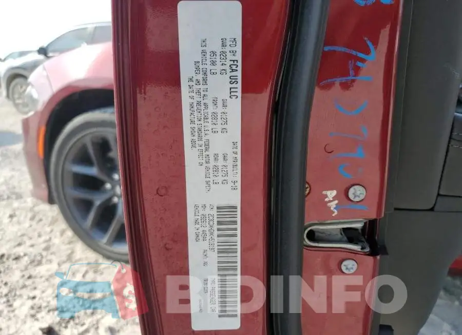 2C3CDXHGXKH519197 Photo# 12