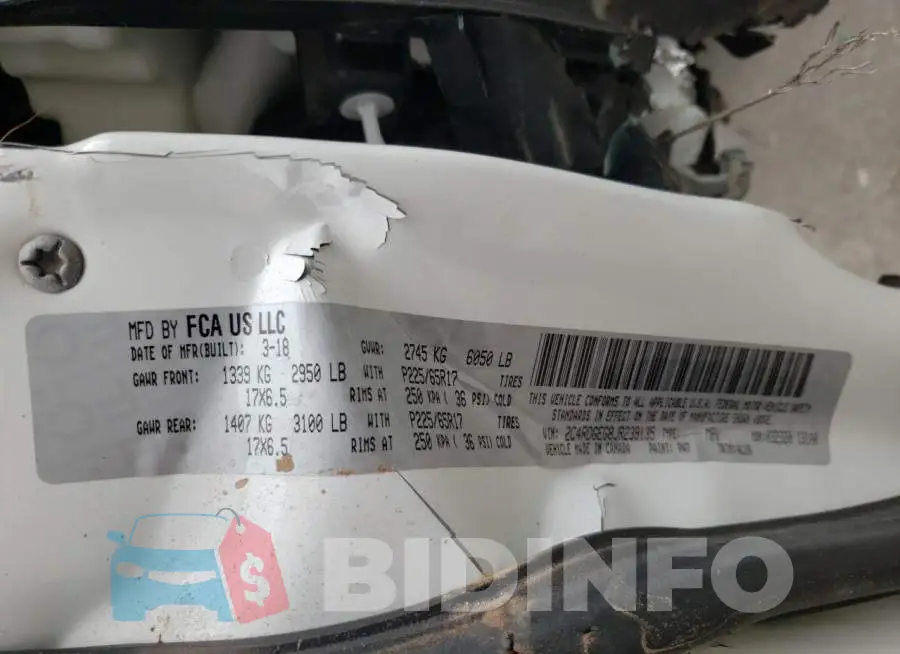 2C4RDGEG8JR239135 Photo# 13