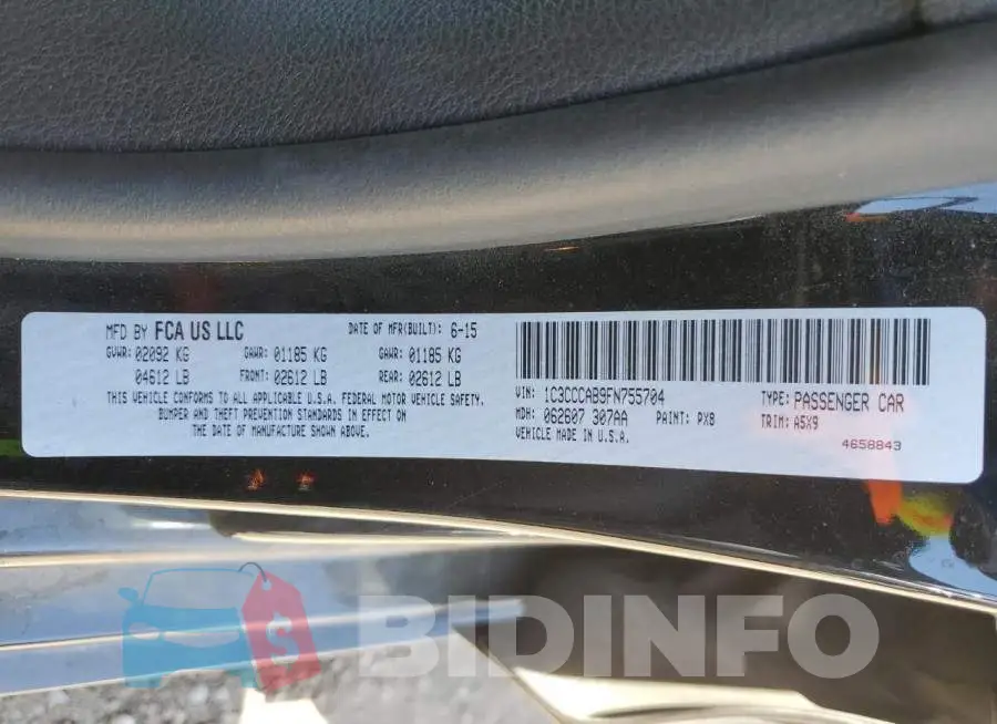 1C3CCCAB9FN755704 Photo# 12
