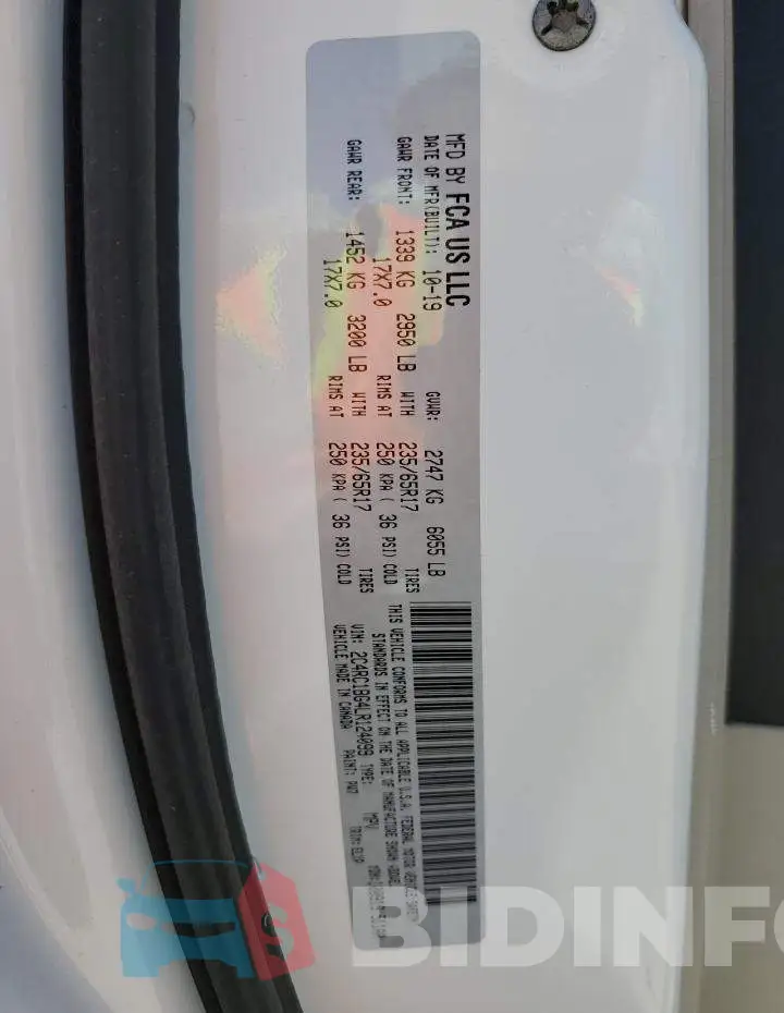 2C4RC1BG4LR124099 Photo# 14