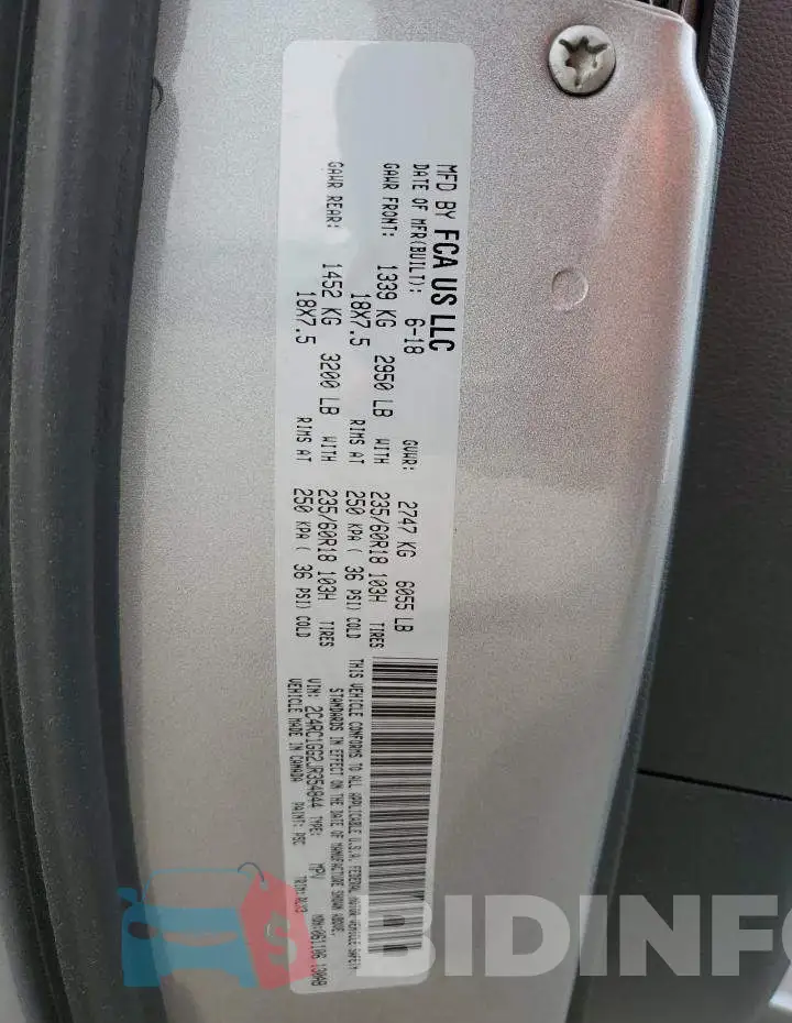 2C4RC1GG2JR354844 Photo# 13