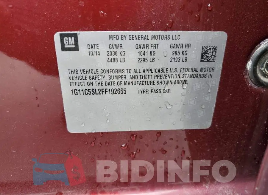 1G11C5SL2FF192665 Photo# 12