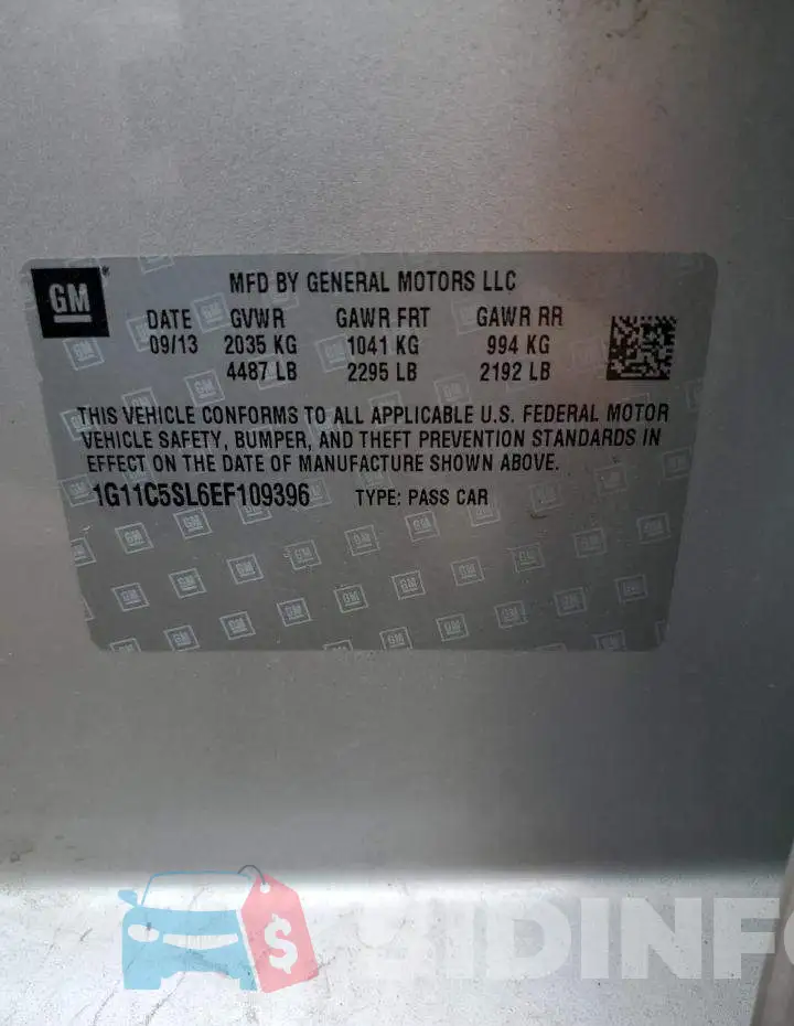 1G11C5SL6EF109396 Photo# 12
