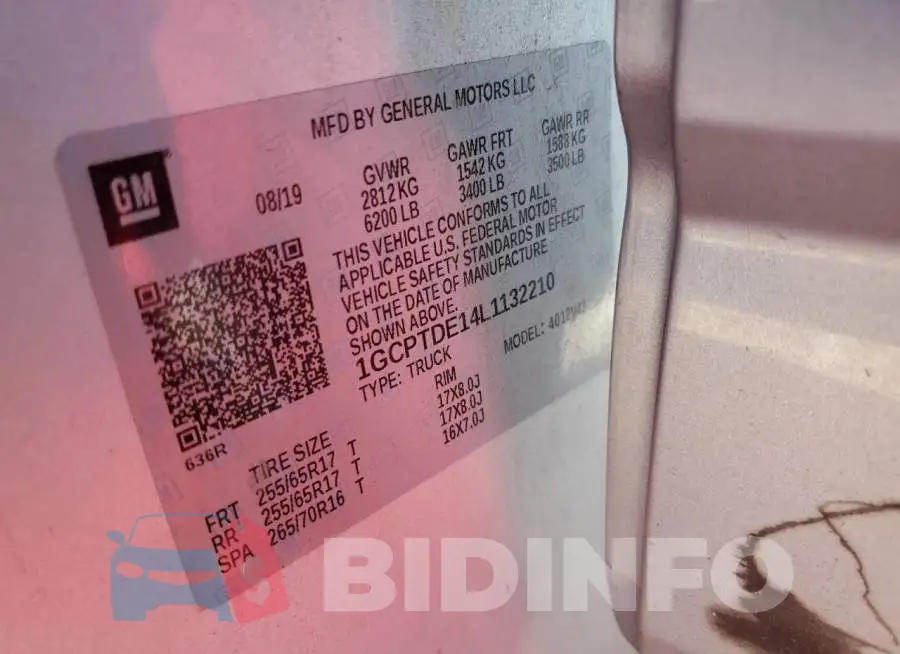 1GCPTDE14L1132210 Photo# 12