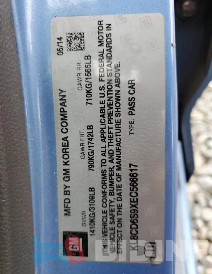 KL8CD6S9XEC566617 Photo# 12