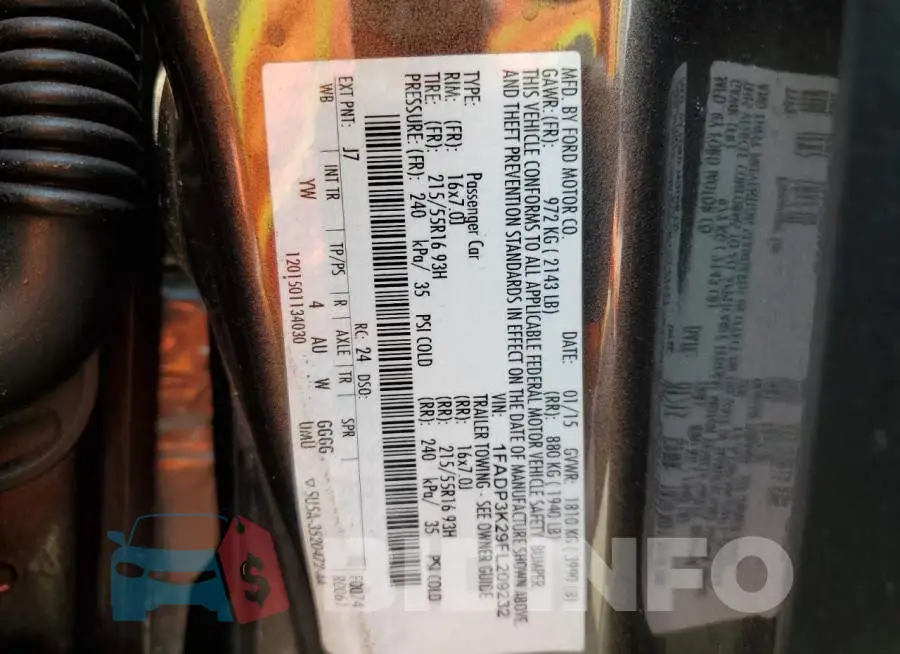 1FADP3K29FL209232 Photo# 13