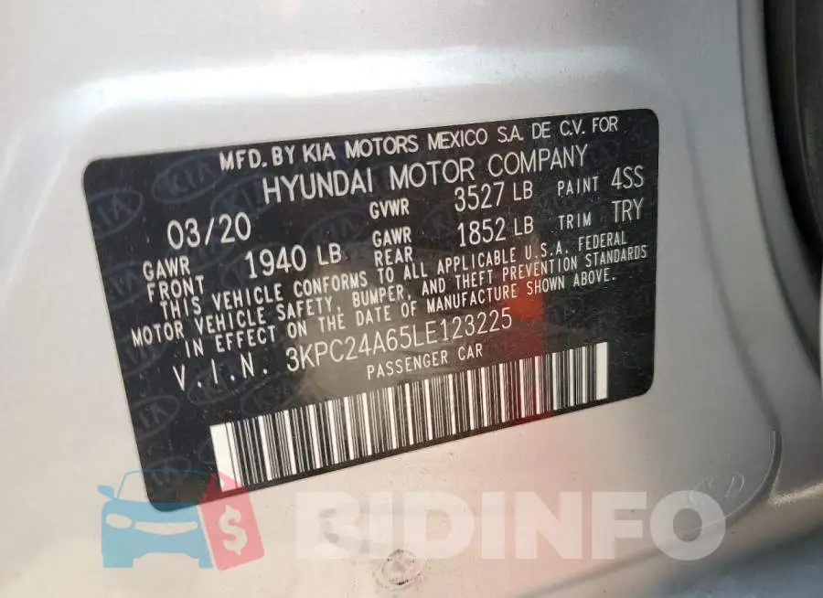3KPC24A65LE123225 Photo# 12