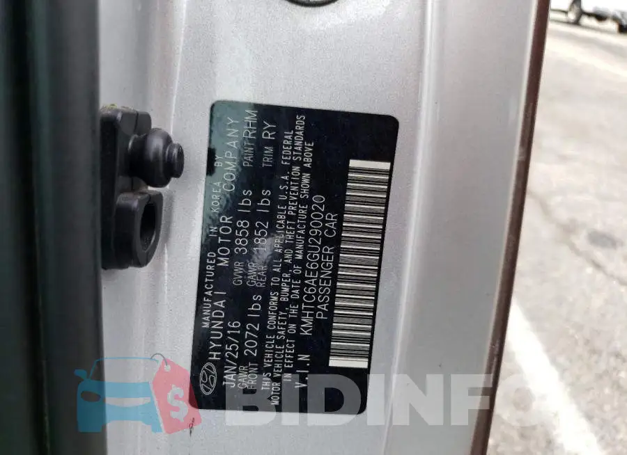 KMHTC6AE6GU290020 Photo# 12
