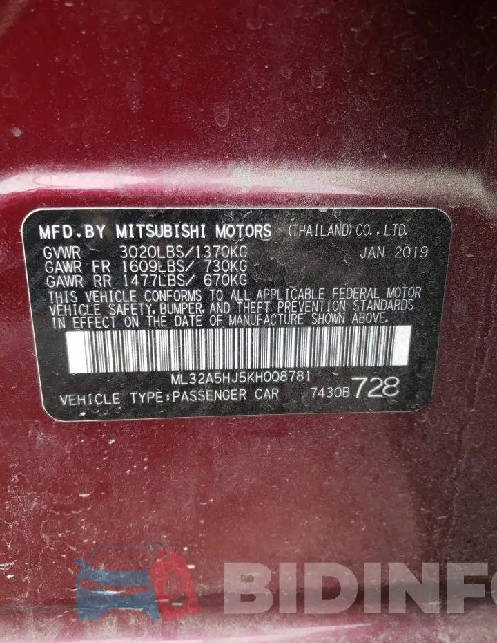 ML32A5HJ5KH008781 Photo# 10