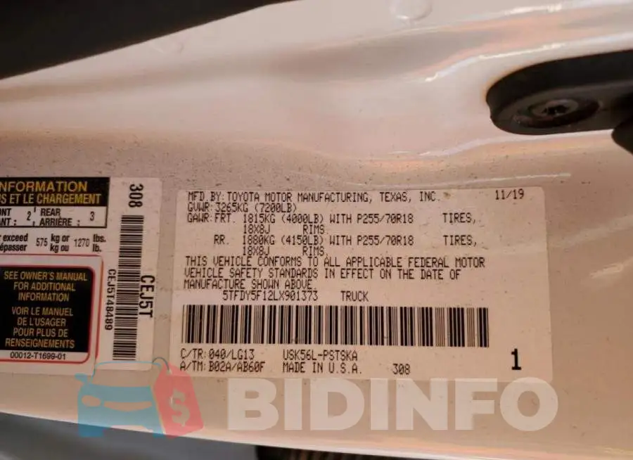 5TFDY5F12LX901373 Photo# 12