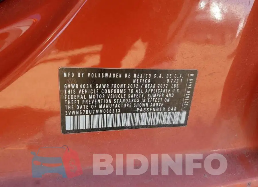 3VWN57BU7MM068313 Photo# 12