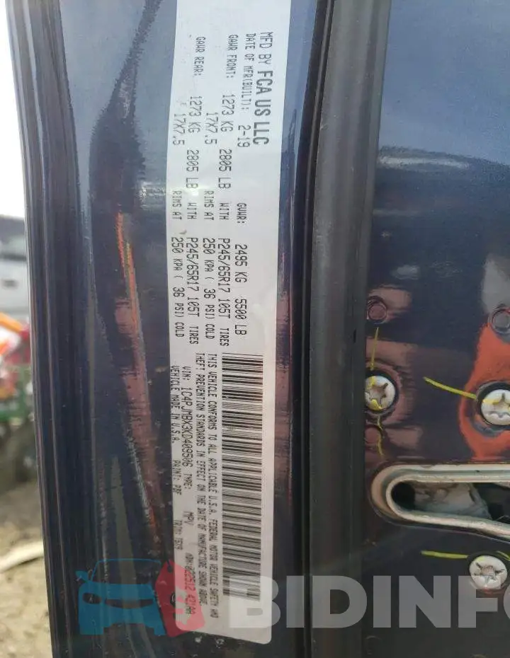 1C4PJMBX3KD409506 Photo# 13