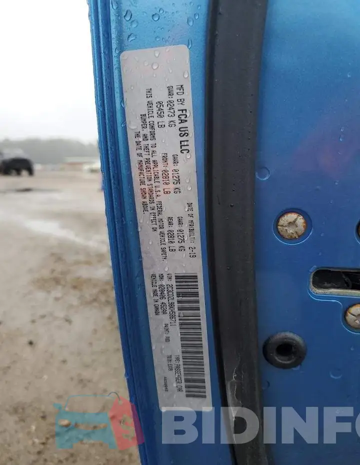 2C3CDZL98KH586711 Photo# 12