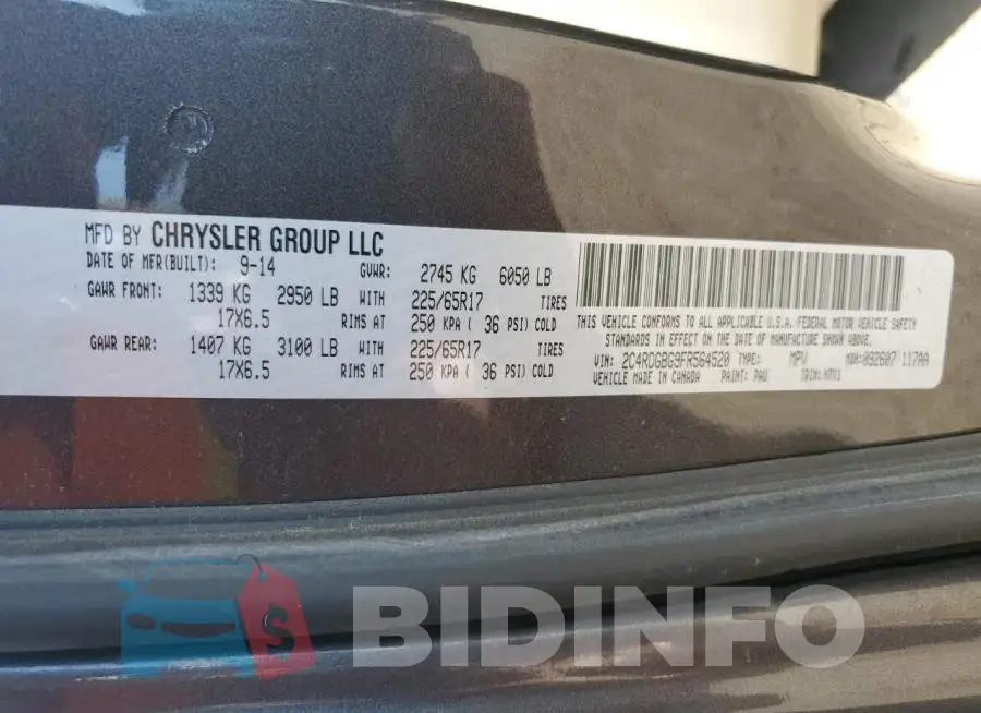 2C4RDGBG9FR564520 Photo# 13