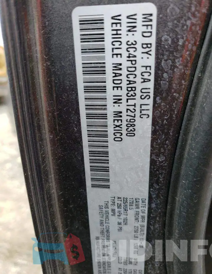 3C4PDCAB3LT279830 Photo# 14