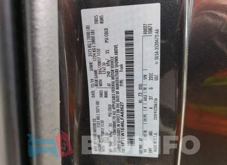 1FTEW1E46LFA63627 Photo# 12