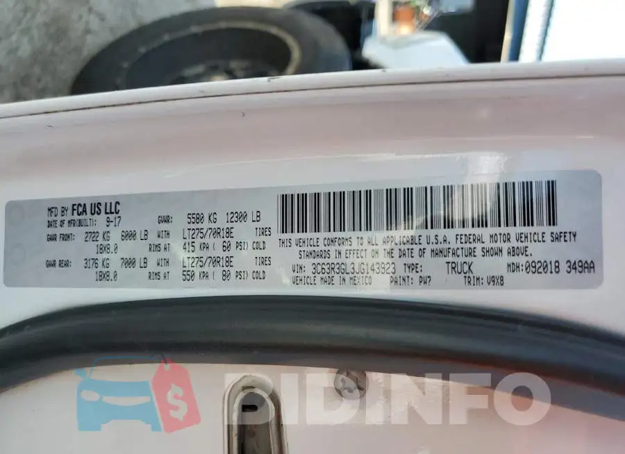 3C63R3GL3JG143923 Photo# 13