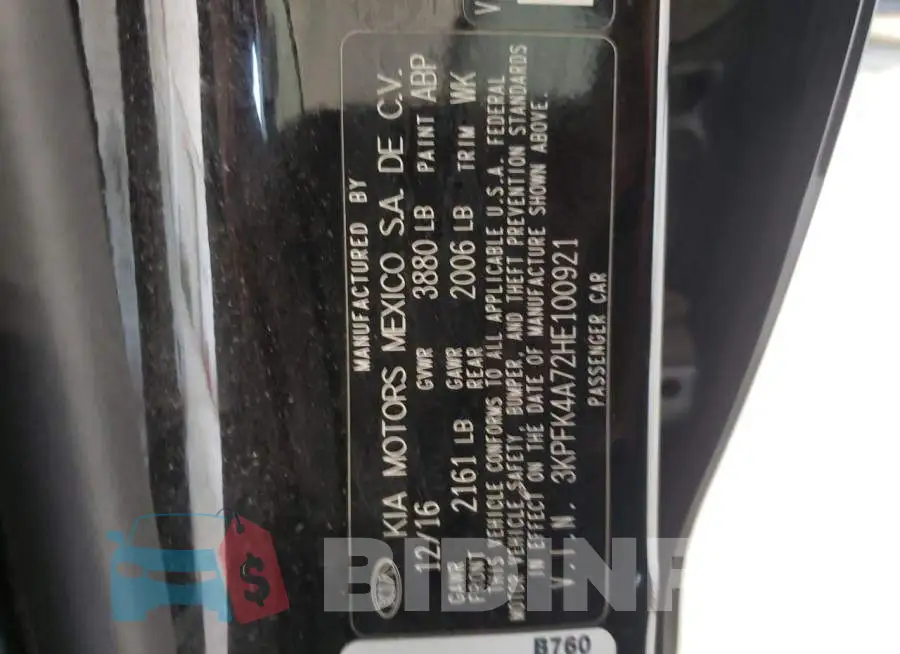 3KPFK4A72HE100921 Photo# 12