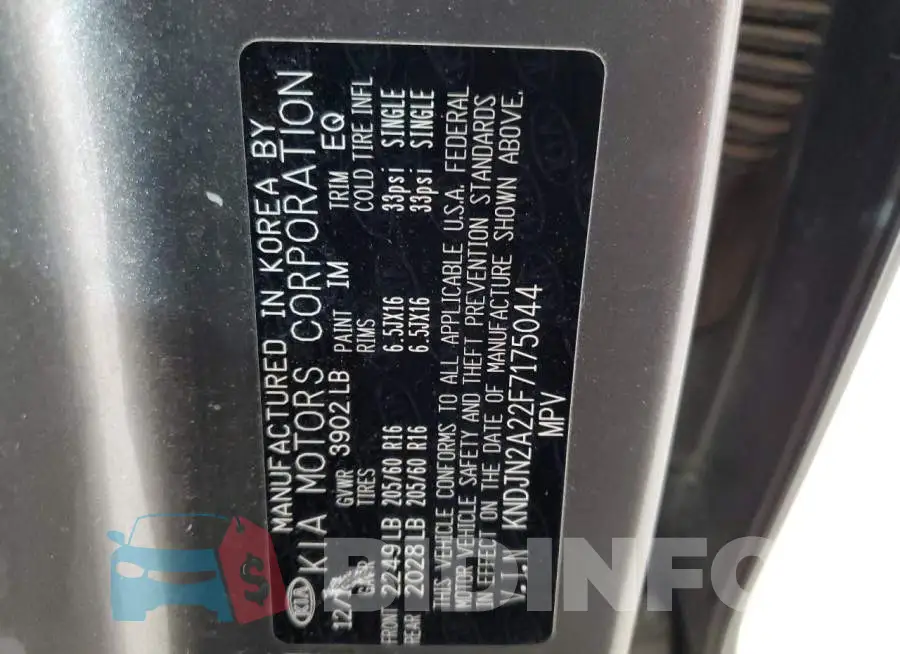 KNDJN2A22F7175044 Photo# 12