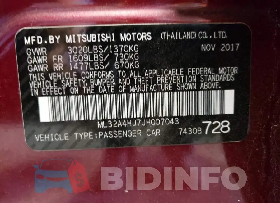 ML32A4HJ7JH007043 Photo# 12